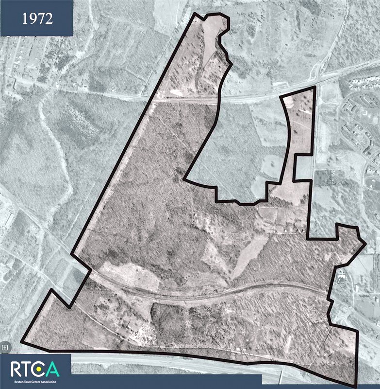 Reston Town Center Development as of 1972