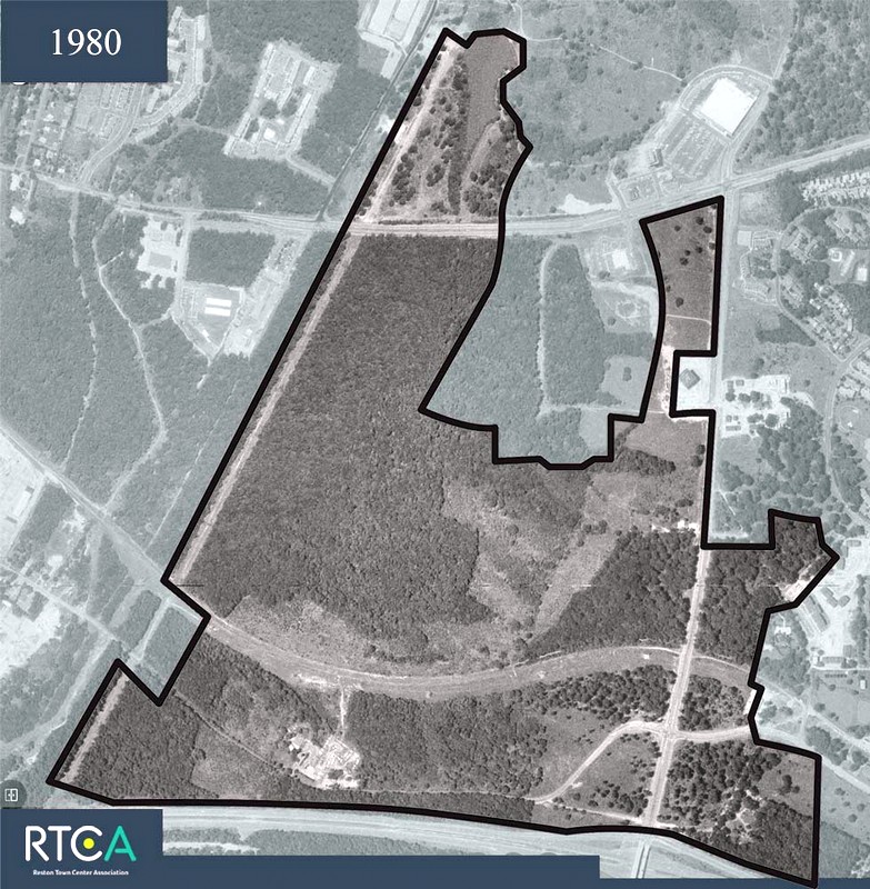 Reston Town Center Development as of 1980