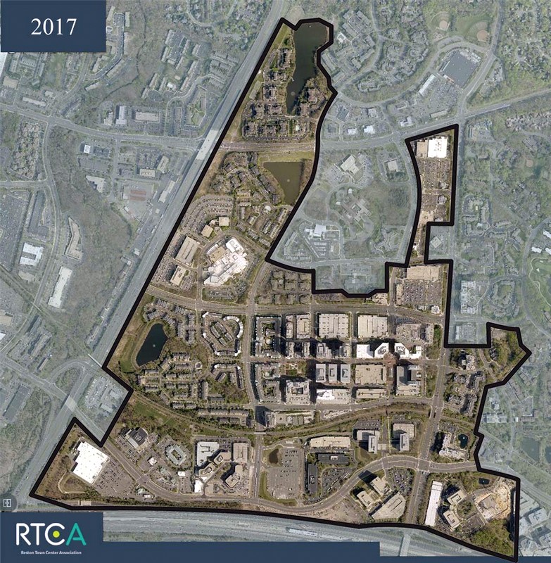 Reston Town Center Development as of 2017