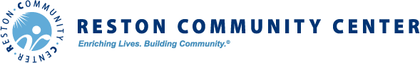 Reston Community Center logo, Enriching Lives. Building Community