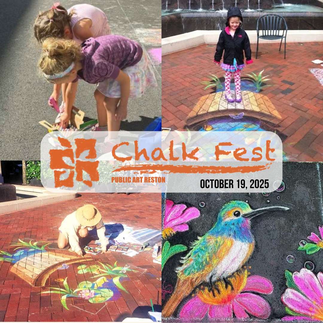 Public Art Reston's ChalkFest 2025