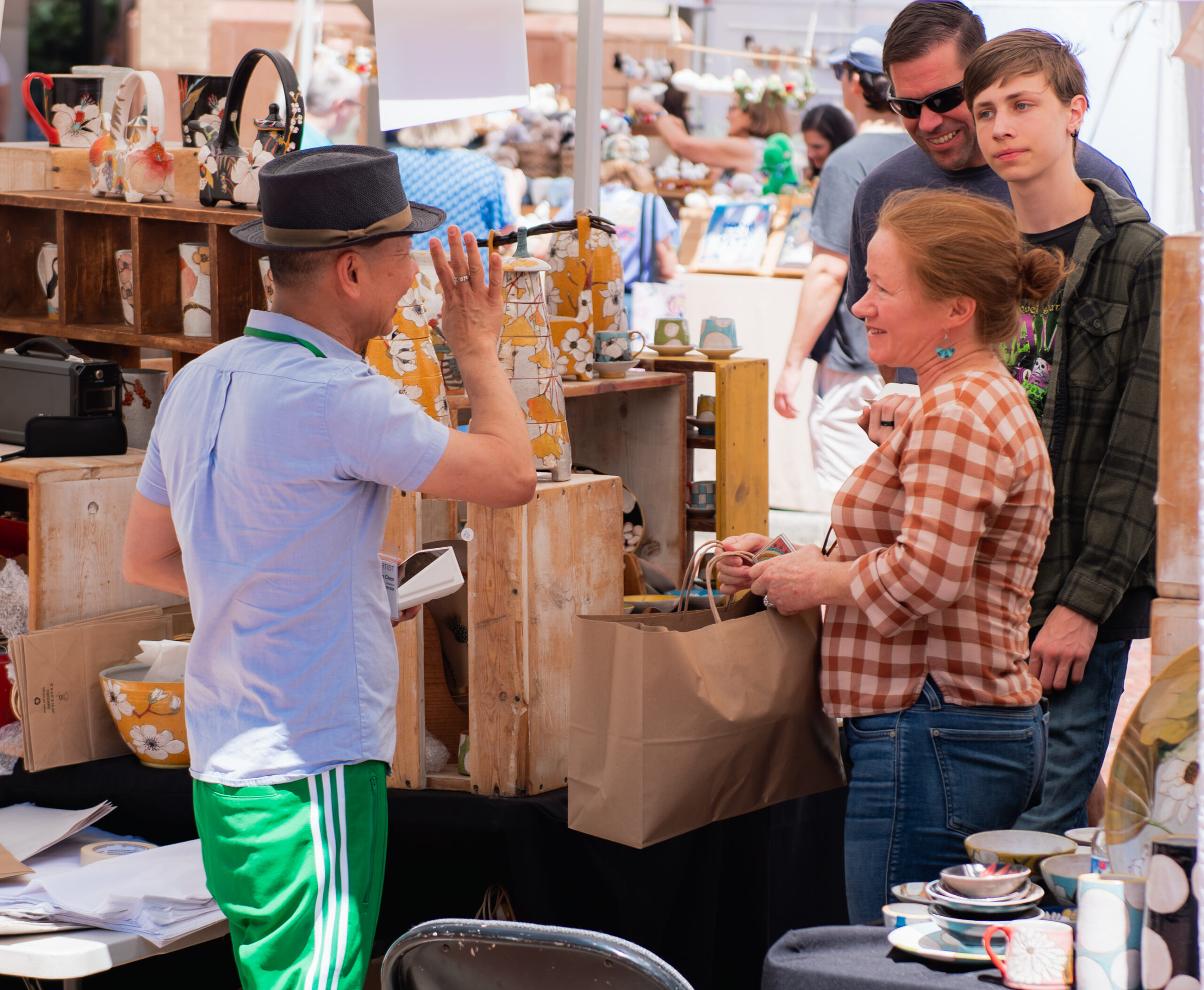 Performers at Tephra ICA Arts Festival in Reston Town Center